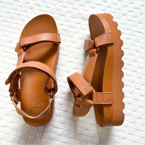 Reef Cushion Rem Hi Sandals Womens Size 8.5 Cognac CJ3511 with Box - Picture 5 of 16